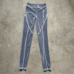 Gray Velvet Leggings 🤍✨